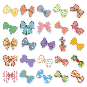 Cute Butterfiy Knot Bow Stickers