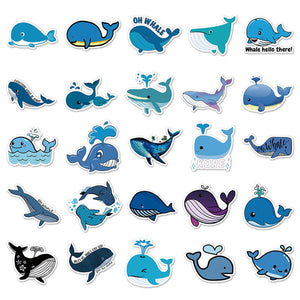 Whale Ocean Animal Stickers