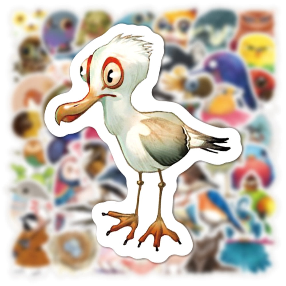 Fairy Tale Animal Bird Stickers