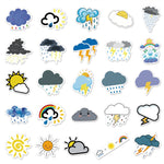 Sun Cloud Weather Stickers