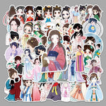 Hanfu Girl Scrapbooking Stickers