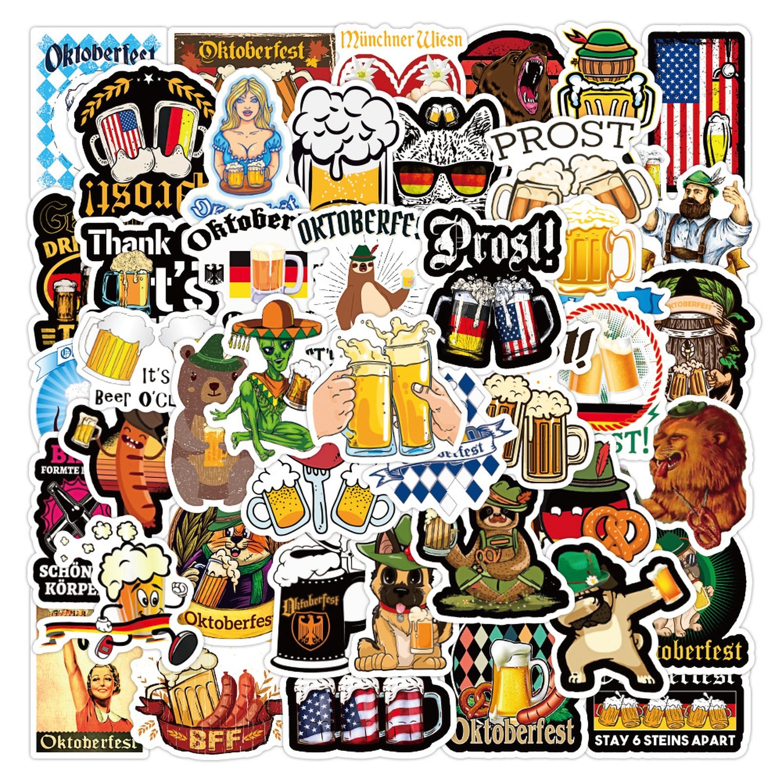 Amusing Beer Stickers