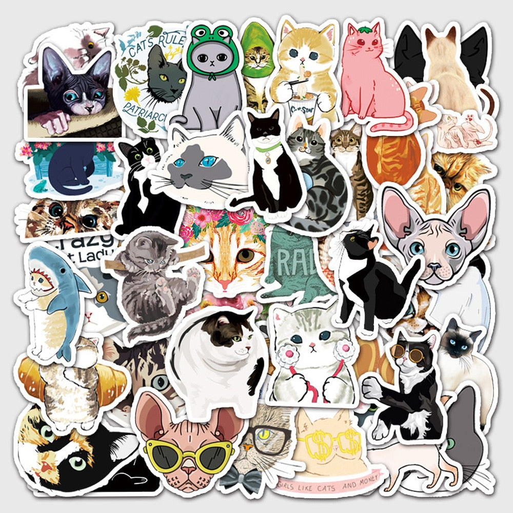 Shark Cat Stickers