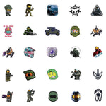 Halo First-person Shooter Game Stickers