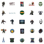 Halo First-person Shooter Game Stickers