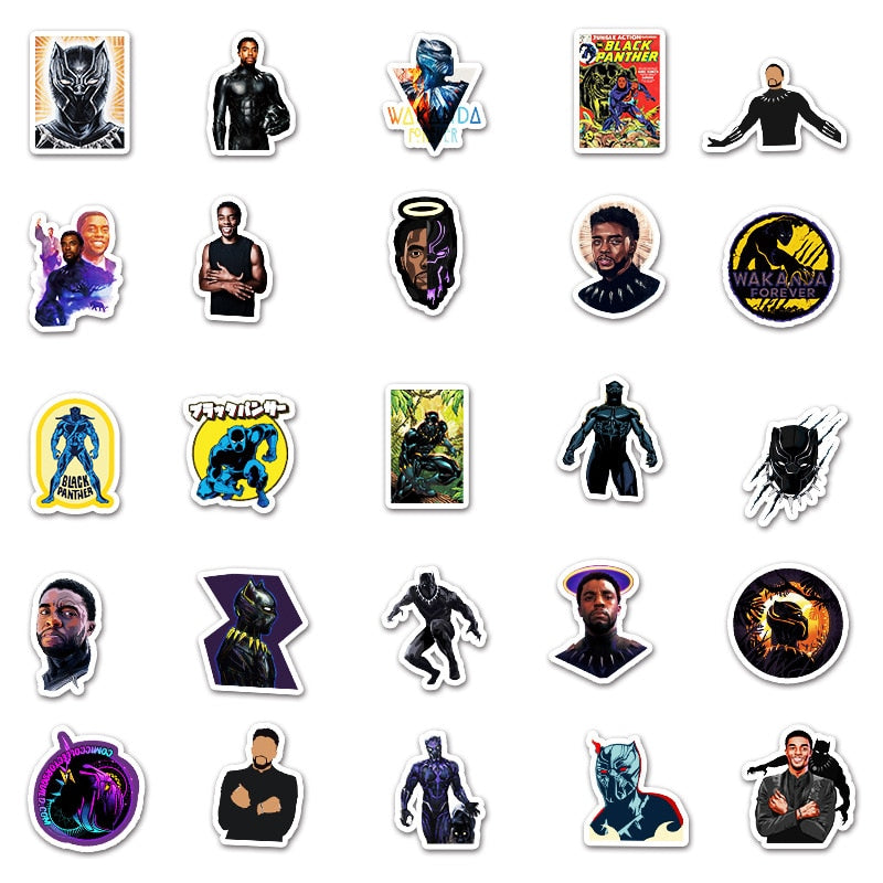 Hero Black Panther Stickers