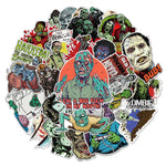 Horror Thriller Zombie Stickers