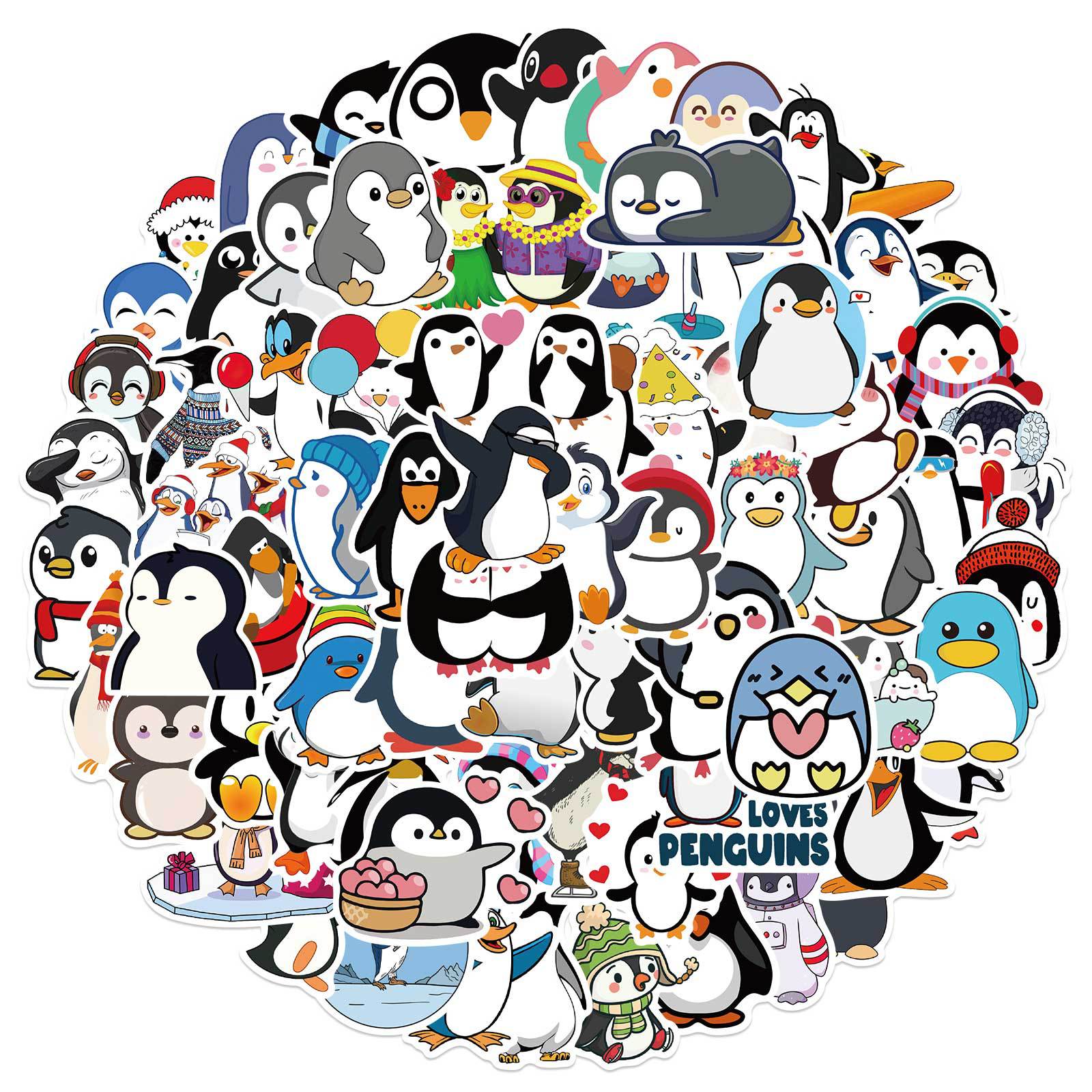 Penguin Kawaii Stickers