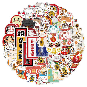 Lucky Cat Japan Stickers