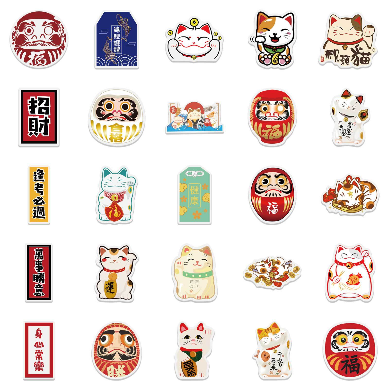 Lucky Cat Japan Stickers