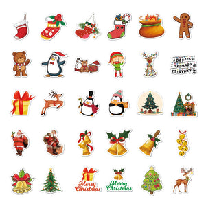 Christmas Series Santa Claus Stickers