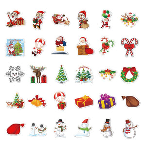 Christmas Series Santa Claus Stickers