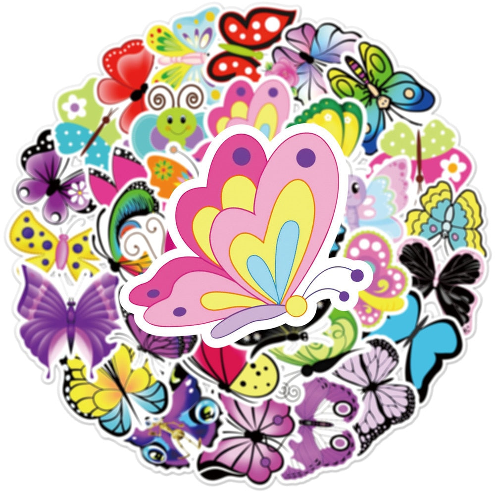 New Creative Butterfly Classic Stickers