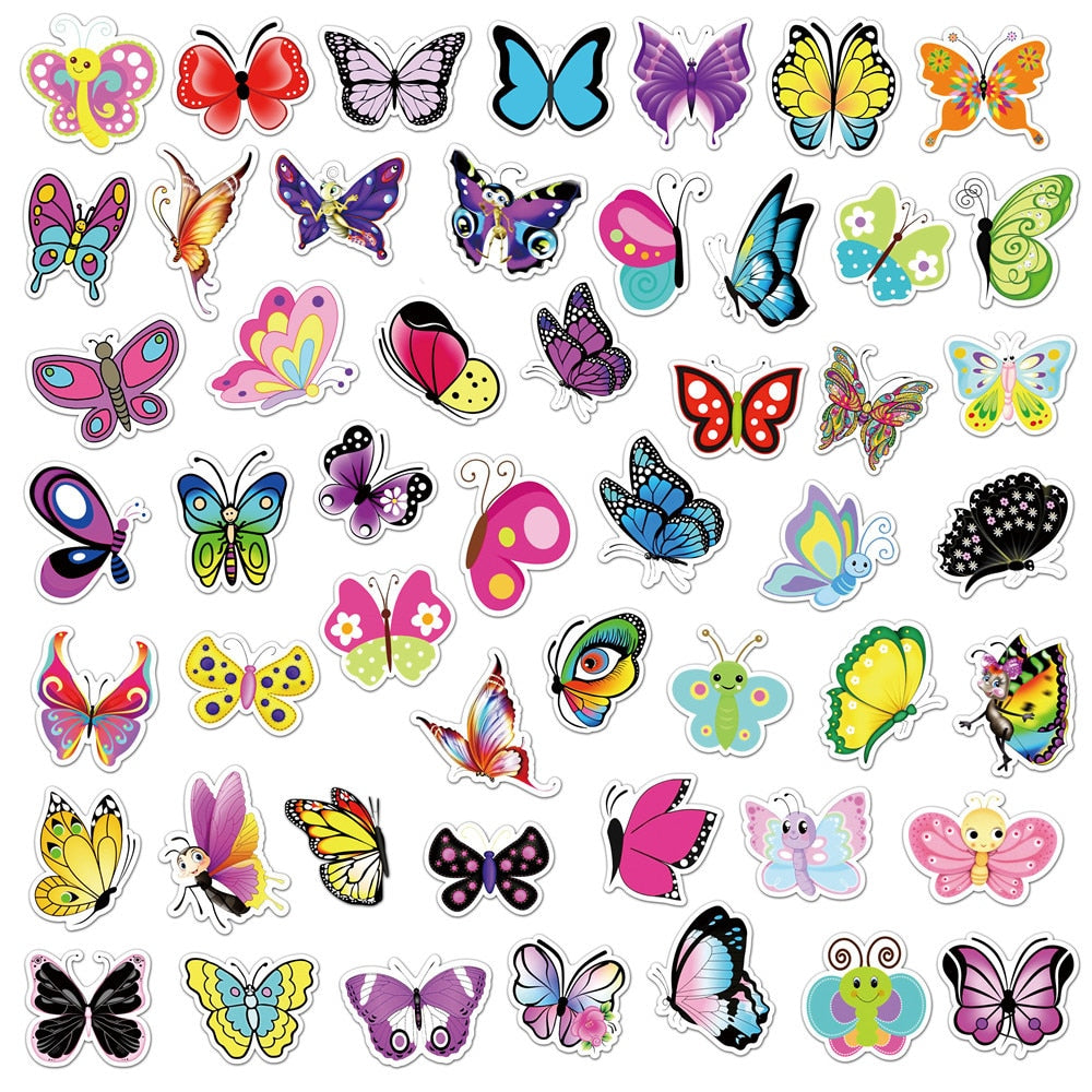 New Creative Butterfly Classic Stickers