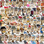 Monkey Bored Ape Yacht Club NFT Stickers