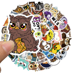 Owl Series Brid Stickers