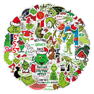 Stole Christmas Geek Grinch Stickers