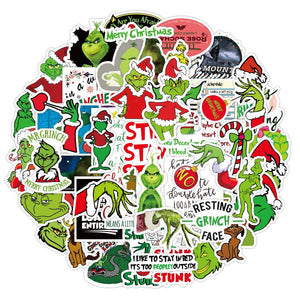 Stole Christmas Geek Grinch Stickers