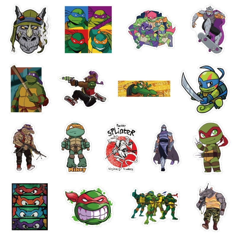 Teenage Mutant Ninja Turtles Skateboard Stickers