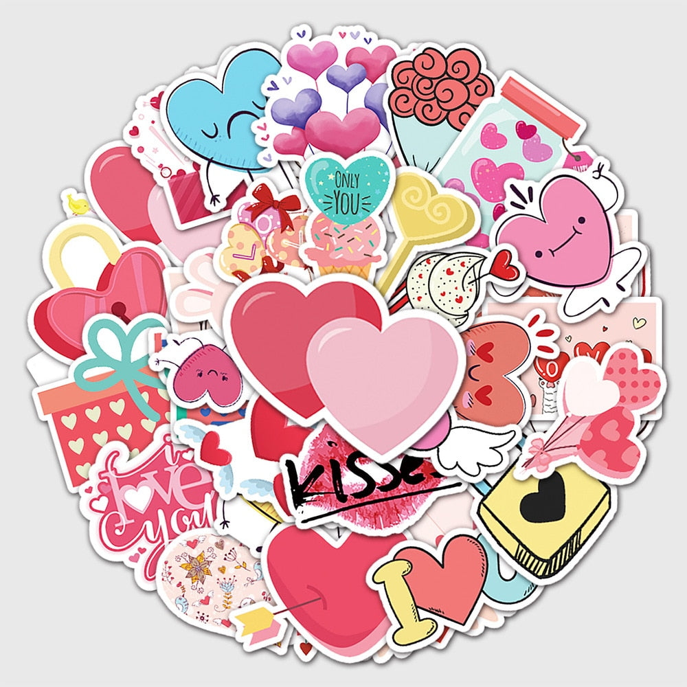 HEART LOVE Stickers