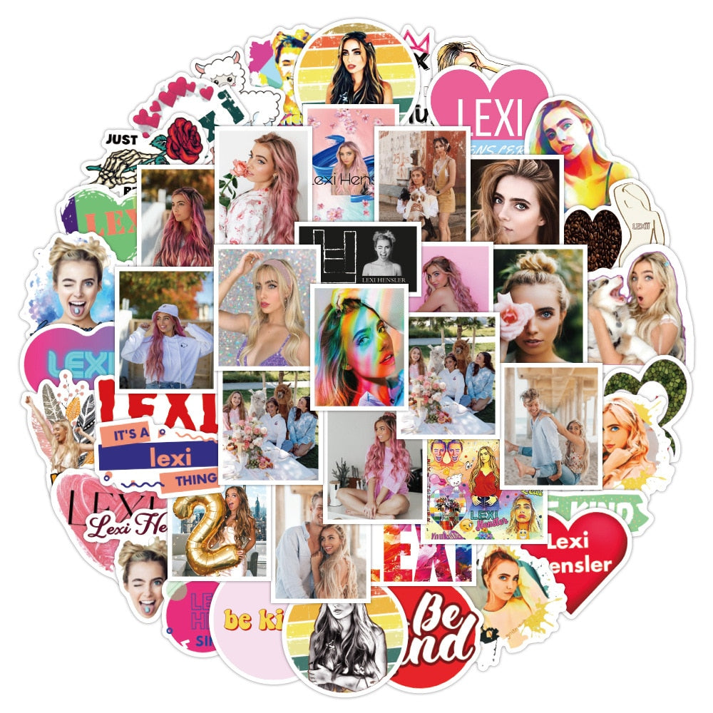 American YouTuber Lexi Hensler Stickers