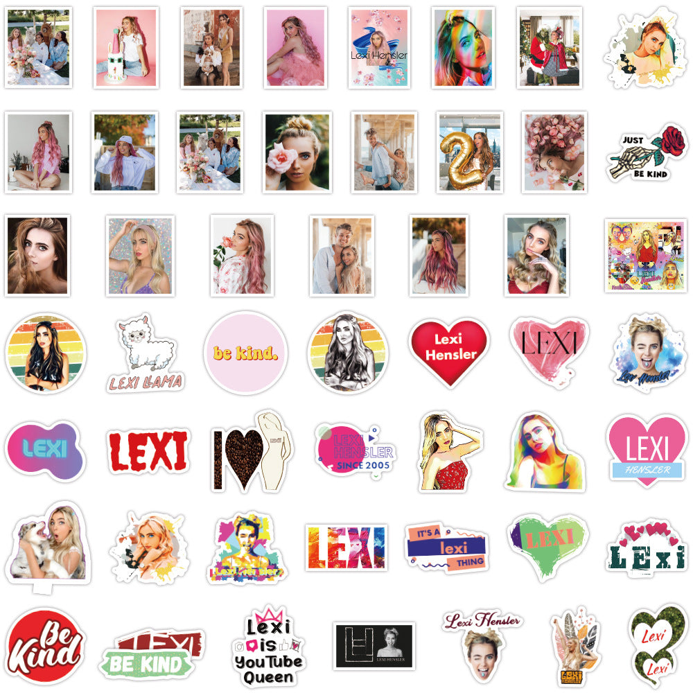 American YouTuber Lexi Hensler Stickers