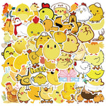 Love Little Yellow Chicken Funny Stickers