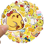 Love Little Yellow Chicken Funny Stickers