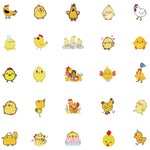 Love Little Yellow Chicken Funny Stickers