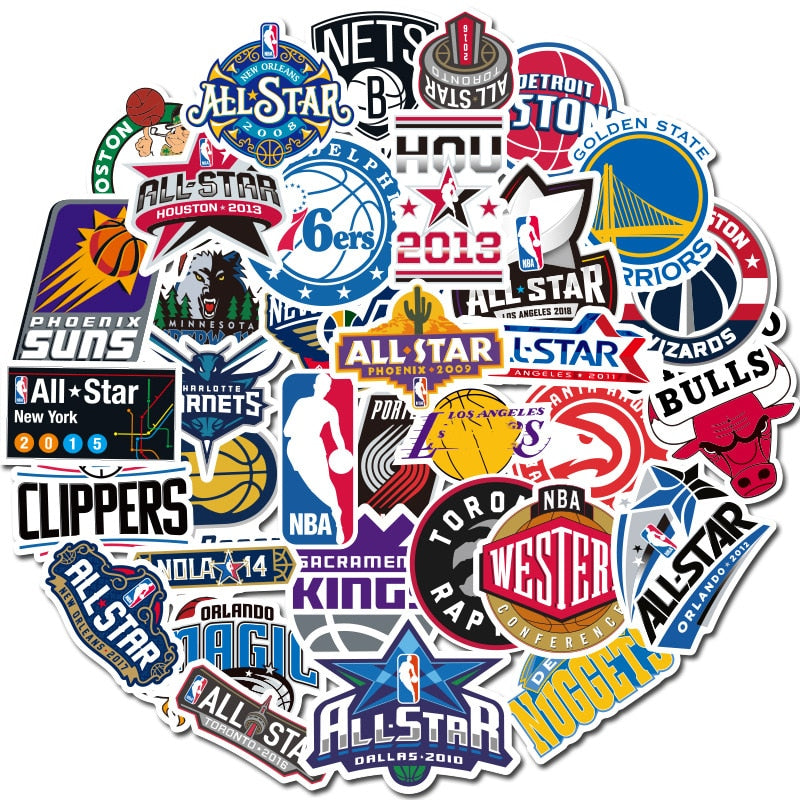 Nba Team Logo Stickers