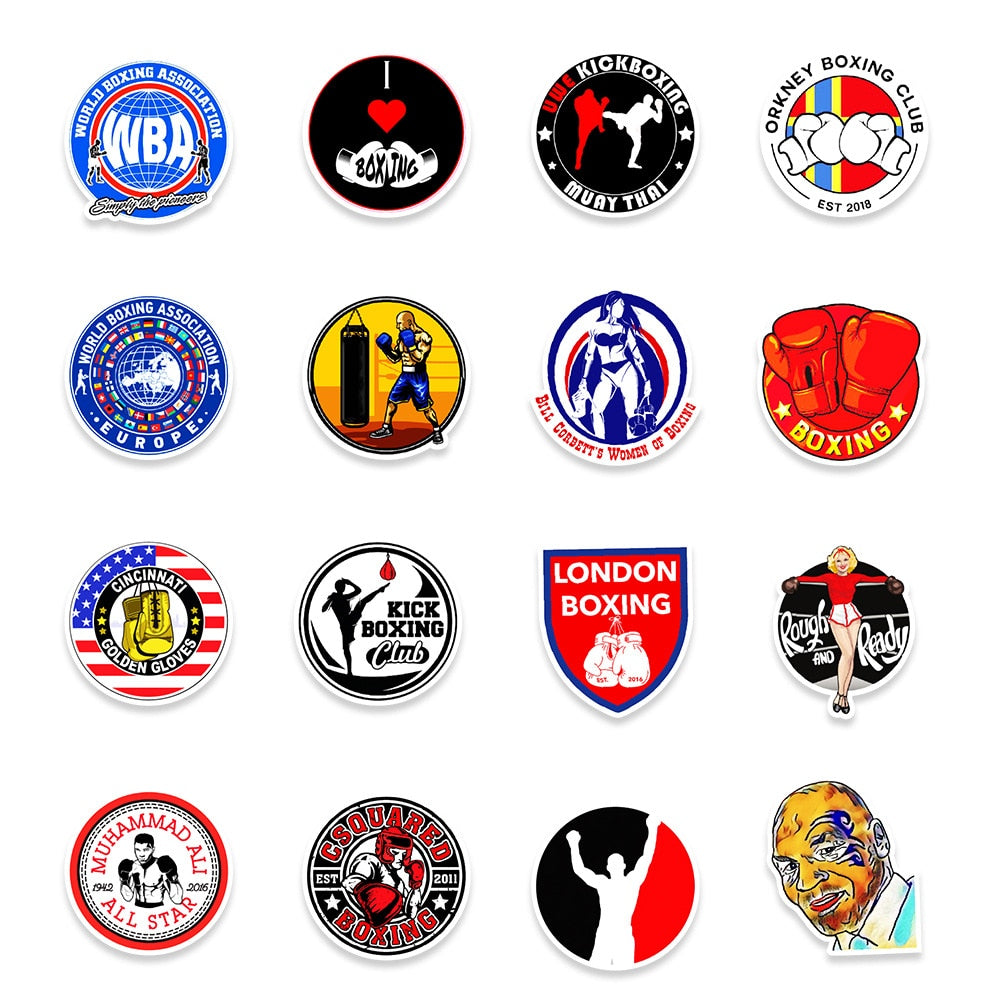 World Boxing Stickers