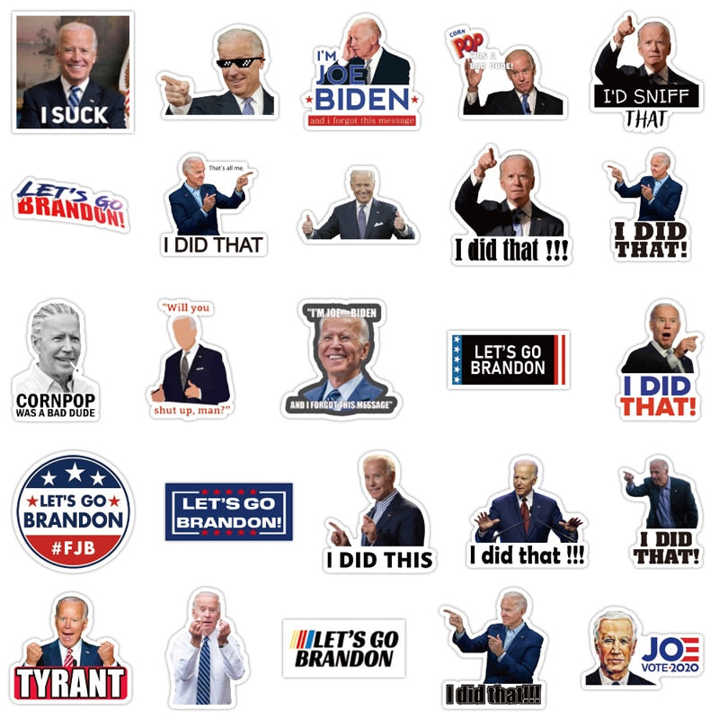 FJB Biden Harris Presidential Stickers