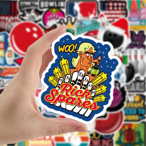 Bowling Competition Stickers