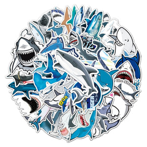 Shark Attack Stickers