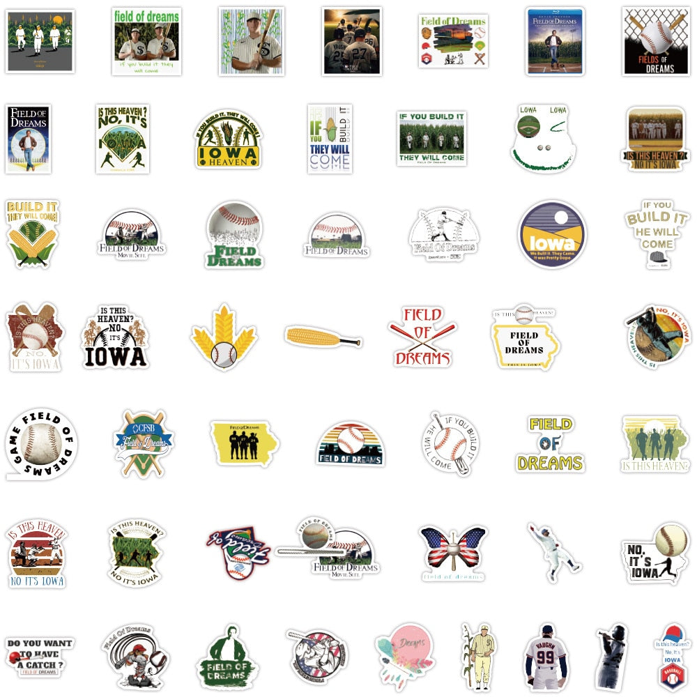 Baseball Field of Dreams Stickers