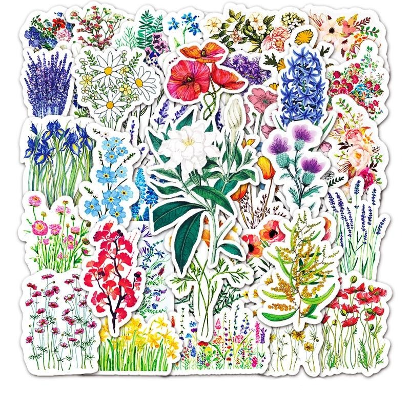 Pretty Ins Style Flowers Stickers