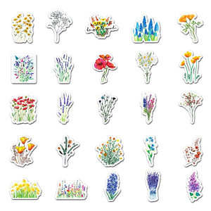 Pretty Ins Style Flowers Stickers