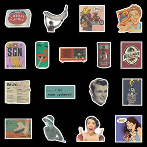 Classic Retro Poster Series Stickers