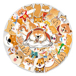 Shiba Inu Akita Dog Lovely Stickers