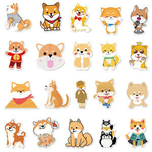 Shiba Inu Akita Dog Lovely Stickers