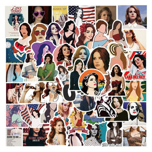 Singer Lana Del Rey Stickers