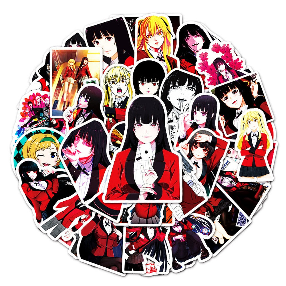 Kakegurui Anime Stickers