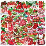 Yummy Strawberry Decorative Stickers