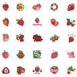 Yummy Strawberry Decorative Stickers