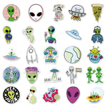 UFO Alien Cool Stickers