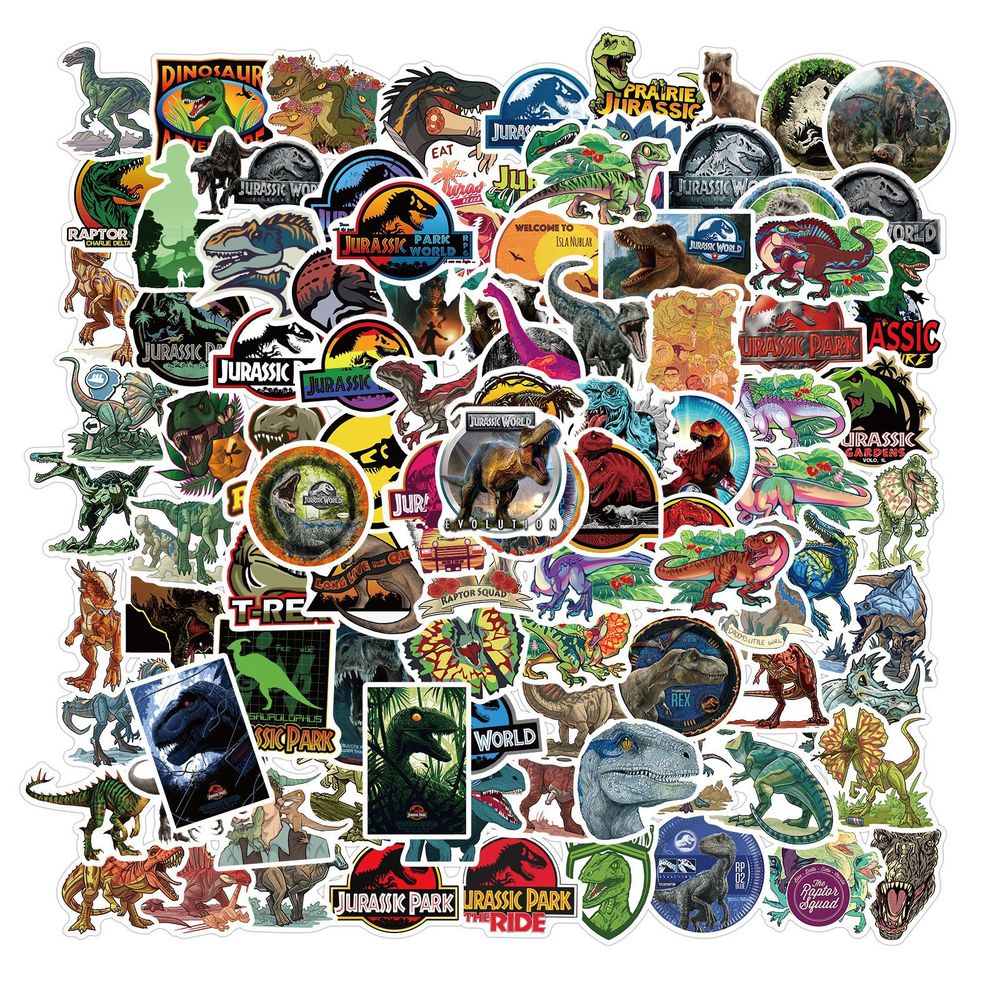 Jurassic Park Dinosaur Animals Stickers