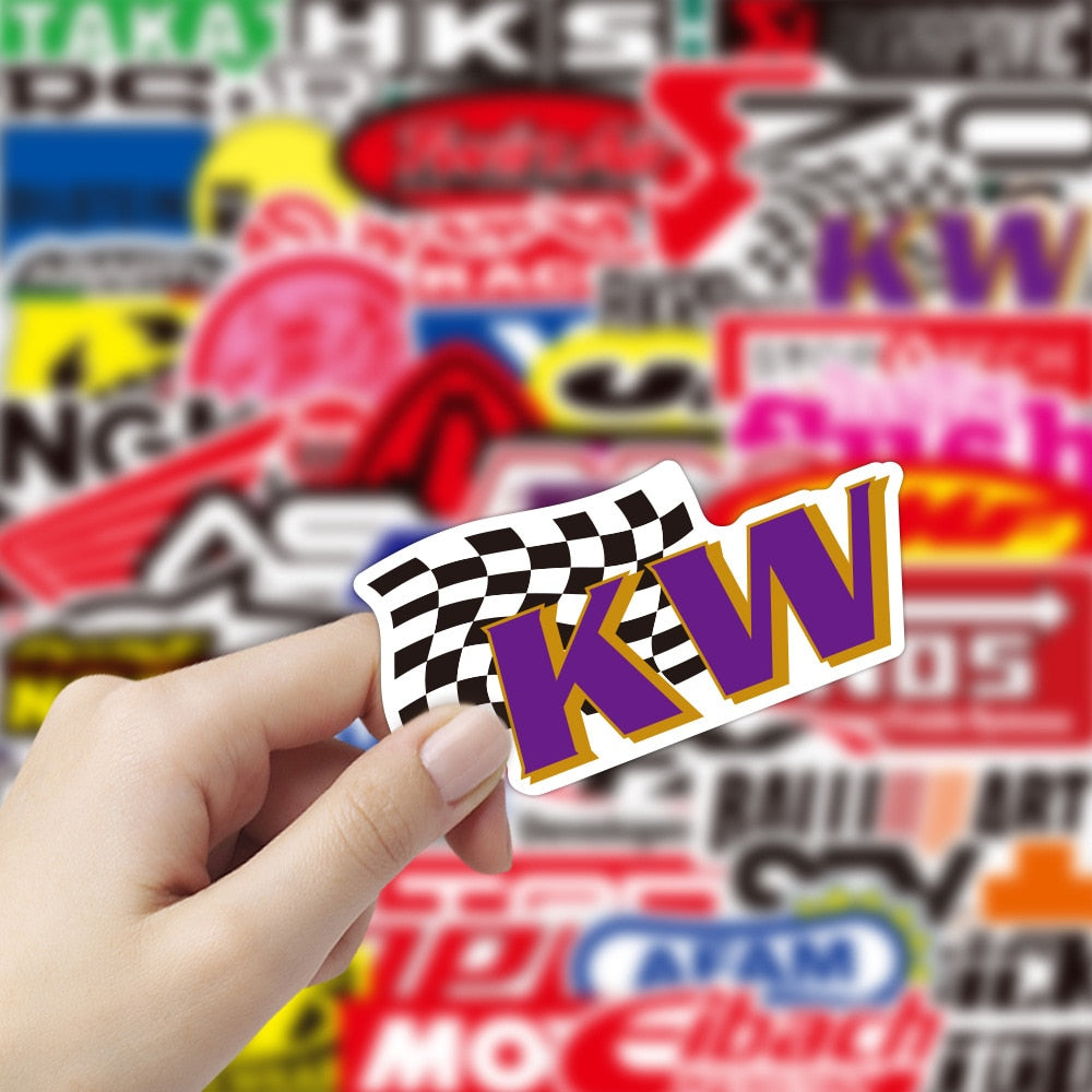 JDM Racing Car Modification Stickers