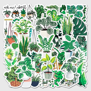 Environmental Protection Green Plants Stickers