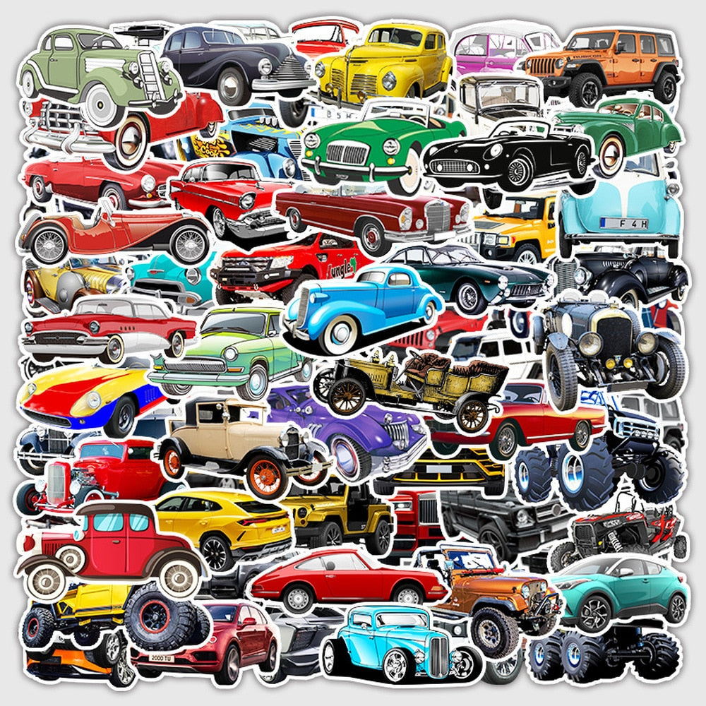 Fashion Tide Vintage Car Stickers