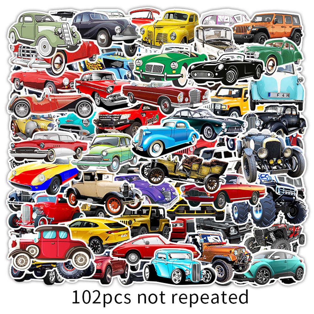 Fashion Tide Vintage Car Stickers